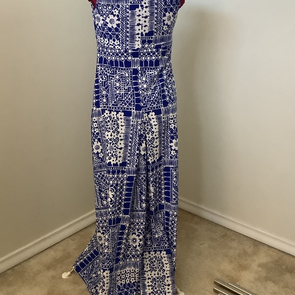 Vintage Liberty House of Hawaii Maxi dress with covered buttons - Picture 4 of 8